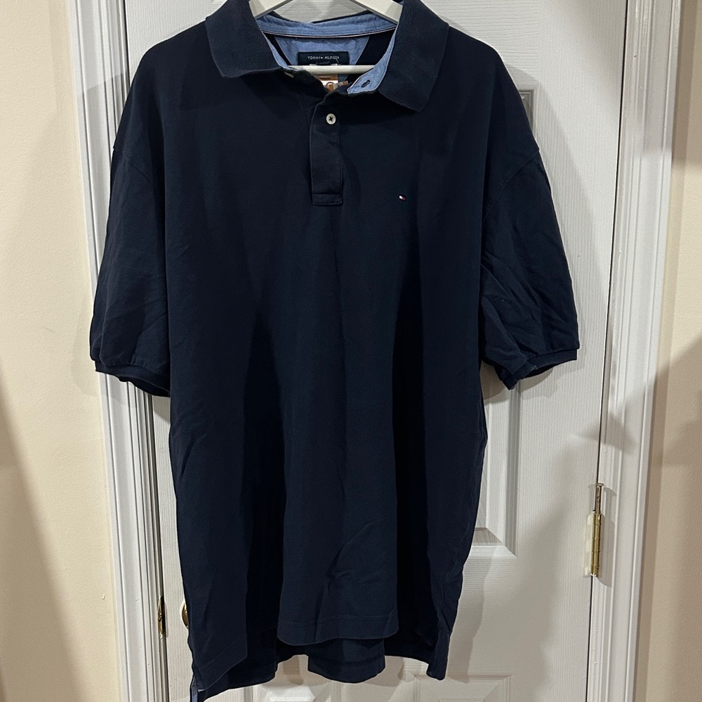 Tommy Hilfiger Dark Blue Polo Shirt